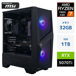 �y�V�i�zPanoplia Panoplia Powered by msi R7B65507TPM3D2/7800X3D/5070Ti �f�X�N�g�b�v�p�\�R�� /Windows11 Home /AMD Ryzen7 7800X3D /������ 32GB /M.2 1TB /NVIDIA GeForce RTX 5070Ti 16GB