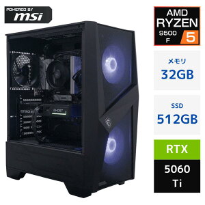 �y�V�i�zPanoplia Powered by msi R5B65506TPMFD R5B65506TPMFD [�V�i�f�X�N�g�b�v /Windows11 Home /AMD Ryzen5 9500F /�������F32GB /M.2�F512GB][��������]