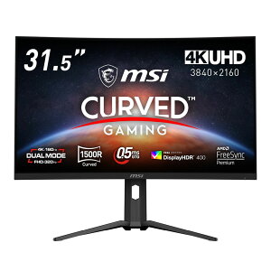 MSI (MAG-321CUPDF) 31.5C` 160Hz 4K UHDQ[~Oj^[ (p1500R /3840 x 2160 (160Hz) /HDMI2.1 /Displayport1.4a /USB Type-C)()