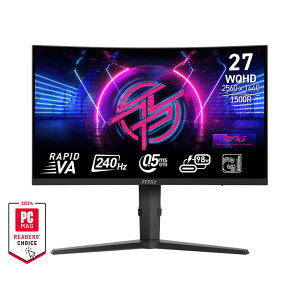 MSI (MPG-275CQRXF) 27C` WQHD 240Hz pȃQ[~Oj^[@()