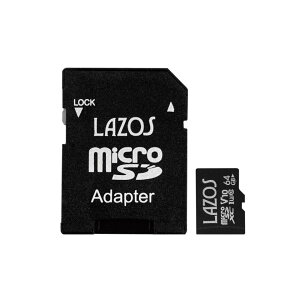 yVizLazos (L-B64MSD10-U3V10) microSDHC 64GB UHS-I U3 V10 calss10 hCuR[_[ϋvJ[h (UHS-I U3 /calss10 )