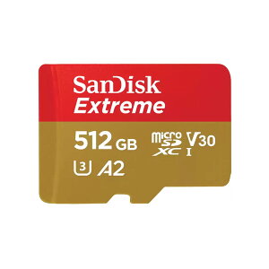 【新品】SanDisk (SDSQXAV-512G-GN6MN) Extreme microSDXC 512GB UHS-I U3 V30 Class10 A2