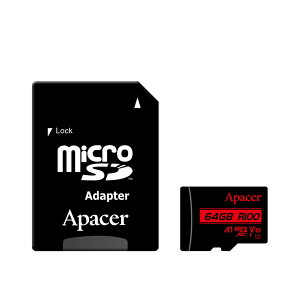 yVizAPACER (AP64GMCSX10UB-R) microSDXC 64GB UHS-I U1 V10 calss10 (SDJ[hA_v^t)