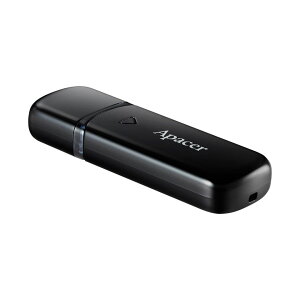 �y�V�i�zApacer [AP64GAH355BY]USB3.2 Gen1 Flash Drive �L���b�v�� 64GB �u���b�N