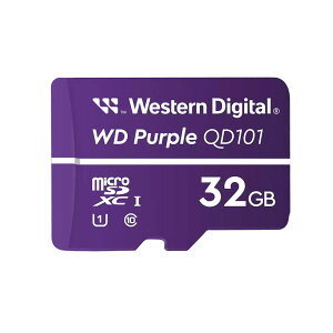 �y�G���g���[�Ń|�C���g10�{�z�y�V�i�zWesternDigital (WDD032G1P0C-85AEL0) WD Purple SC Ultra Endurance microSD Card SDHC 32GB