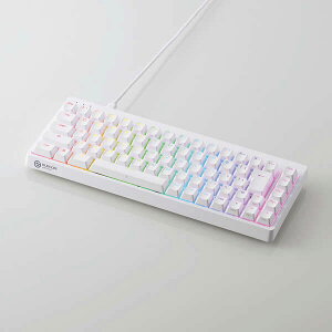 �y�V�i�zELECOM [TK-VK600AWH]�Q�[�~���O�L�[�{�[�h V custom VK600A �z���C�g [�L��(���E��) /�e���L�[���X ]