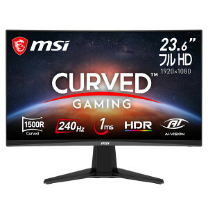 �y�����񂹁zMSI (MAG-245C-X24) 23.6�C���` 240Hz FHD���j�^�[ [1920 x 1080 (240Hz) /HDMI2.0b /Displayport1.2a]