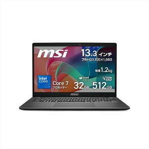�y���t�@�[�r�b�V���zMSI Modern 13 F1MOG 5589JP �m�[�g�p�\�R�� /Windows11 Home /Core 7 150U /������ 32GB /M.2 512GB /13.3�C���` 1920 x 1080 (Full HD)