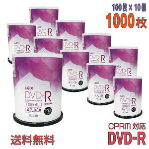 yL^fBAz Lazos(\X) DVD-R f[^^p CPRMΉ 4.7GB 1-16{ ChzCg[x y1000(100×10)XshP[Xz (L-CP100P 10Zbg) yEEꕔn