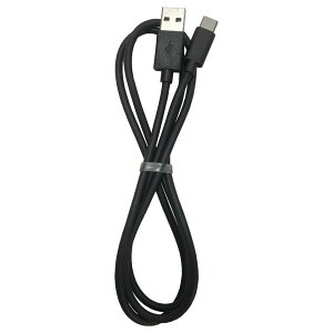 Lazos(\X) USB Type-C 5A}[d&f[^ʐMP[u 1m ubN (L-TC5-BK1)