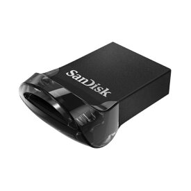 USBフラッシュメモリ SanDisk サンディスク Ultra Fit ブラック USB3.1 海外パッケージ 128GB (SDCZ430-128G-G46) 【ネコポス対応 6個まで】