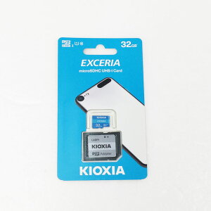 ytbV J[hz Kioxia EXCERIA microSDHC 32GB UHS-I U1 class10 A_v^t (LMEX1L032GG2)