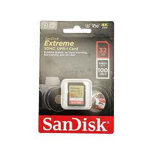 TfBXN | SanDisk SDJ[h Extreme SDSDXVT-032G-GNCIN [32GB / tbV / SDHC / U3 / Class10]