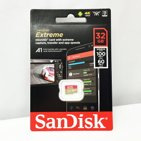 サンディスク | SanDisk MicroSDカード Extreme SDSQXAF-032G-GN6MN [32GB / フラッシュメモリ / MicroSDHC / U3 / A1 / V30]