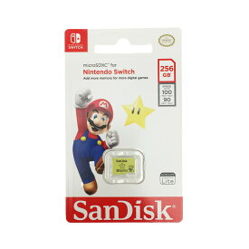 【フラッシュメモリ カード】【256GB】 SanDisk(サンディスク) microSDXC for Nintendo Switch 256GB UHS-I Class10 (SDSQXAO-256G-GN3ZN) 【RCP】