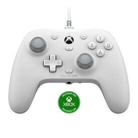 GameSir G7 HE White Xbox 公式ライセンス 有線コントローラー ホールエフェクト スティック トリガー ドリフト防止 背面ボタン PC Windows 10 11 対応 ゲームパッド マイクロスイッチ 高耐久 低遅延 ホワイト 1年保証