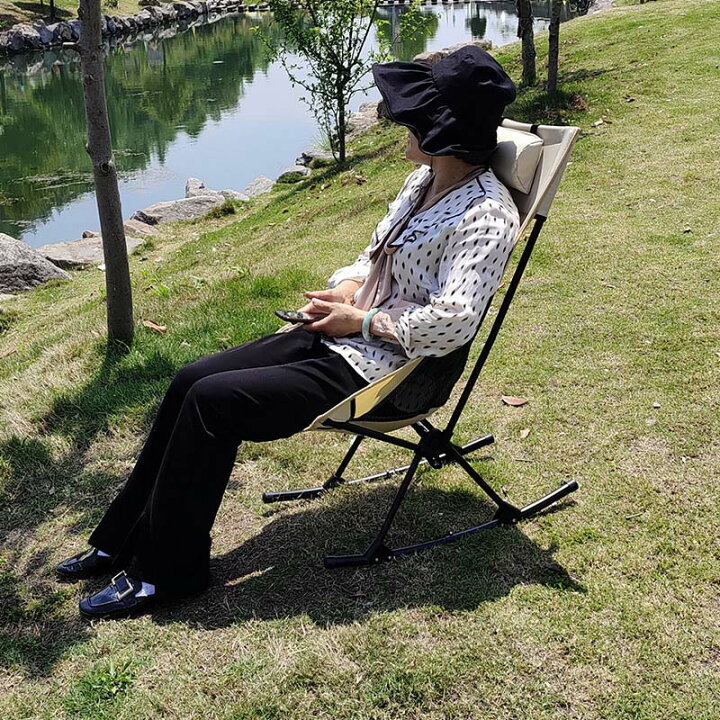 楽天市場】アウトドアチェア 折りたたみ椅子 ゆりかご チェア 