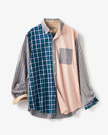 【ドゥクラッセ】 クレイジーパターンシャツ メンズ ( S〜XXL ) 30代 40代 50代 大人、輝く服 【DoCLASSE】