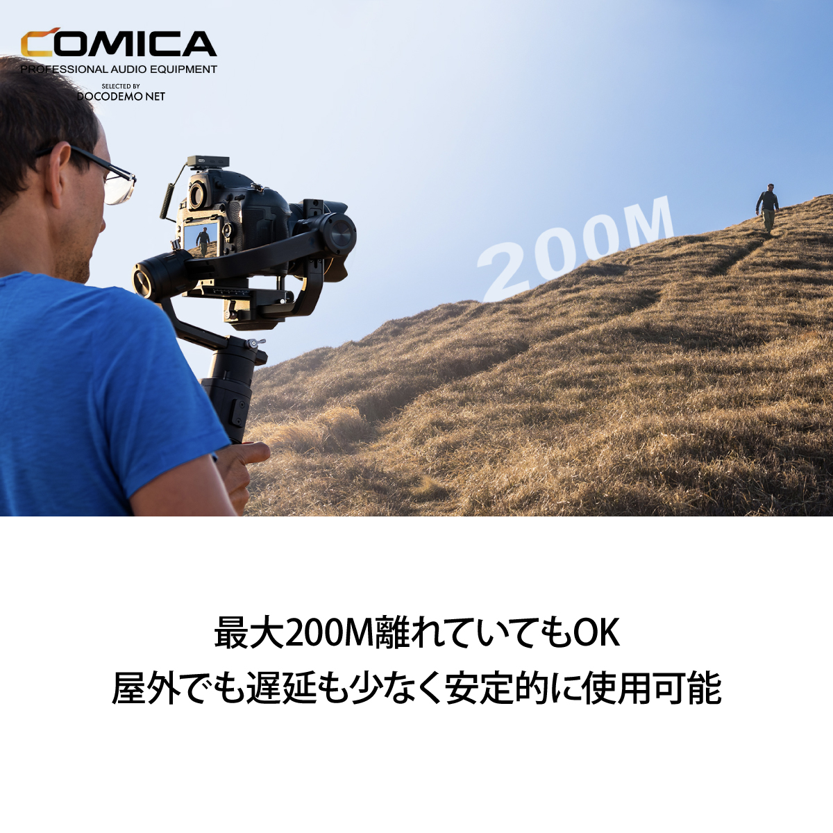 楽天市場】COMICA VIMO C3 2.4G デュアルチャンネル ミニ ワイヤレス