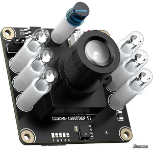 �y���������zUSB 2.0 UVC �J�����{�[�h 1080P ����r�W���� ����IR�J�b�g MEMS�}�C�N ESD-EMI�ی� Plug-and-Play Windows Linux Mac Android Raspberry Pi Jetson Nano ARM�{�[�h�Ή�