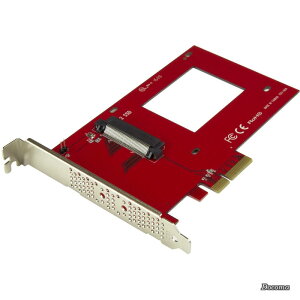 �y���������z2.5�C���`U.2 NVMe SSD�Ή�U.2 - PCIe�A�_�v�^ SFF-8639�R�l�N�^���� PCI Express 3.0 (4���[��) �ڑ� PEX4SFF8639