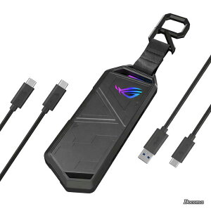 �y���������zROG Strix Arion ( SSD�P�[�X ) �h���C�o�[ �s�v USB-C to C �A USB-C to A�P�[�u�� �T�[�}���p�b�h�t��