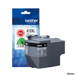 �y���������z�u���U�[�H��(Brother Industries) �C���N�J�[�g���b�W�u���b�N(��e��)LC412XLBK�Ή��^��:MFC-J7300CDW�AMFC-J7100CDW��