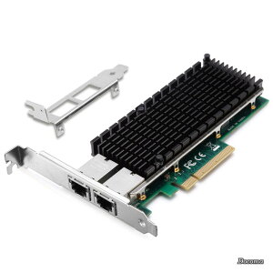 �y���������zPCI-E LAN�J�[�h�AIntel X540�`�b�v���� Intel X540-T2�݊� 10G �f���A��RJ45�|�[�g NIC�l�b�g���[�N�J�[�h PCI Express X8 �C�[�T�l�b�g�A�_�v�^�[Windows/Windows Server/Linux/FreeBSD/VMware ESXi���T�|�[