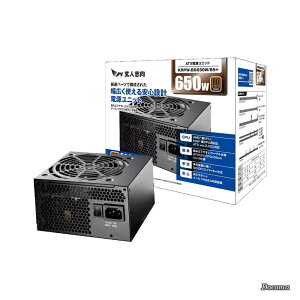 �y���������z�d�����j�b�g 650W ATX �d�� 80 PLUS �u�����Y PC�d�� �É��t�@�� �u���b�N �y���[�J�[���K�o�i�z KRPW-BD650W/85+