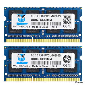�y���������zDDR3-1333MHz 8GB×2�� �m�[�gPC�p������ 16GB PC3L 10600S DDR3L-1333 CL9 204Pin SO-DIMM Mac �Ή�