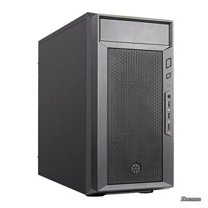 �y���������zStone SilverStone FARA311 ���^�� �t�����g���b�V�� 5�C���`�x�C���� �~�j�^���[�^ PC�P�[�X SST-FA311-B/�������K�㗝�X�i