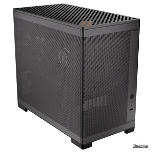 �y���������zPC�P�[�X MiniArt 4 �u���b�N 120mm�t�@��3��W�����ڂ����~�j�^���[PC�P�[�X OKINOS MiniArt 4 Compact MicroATX Case