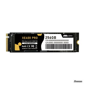 �y���������zXE400 Pro 256GB M.2 2280 NVMe SSD PCIe Gen4 x4�iPCIe 4.0�j����SSD �ő�Ǎ� 3600MB/s�E���� 1500MB/s M.2 2280 NVMe�X���b�g���ڋ@��Ή�
