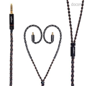 �y���������z�C���z�� �P�[�u�� OCC 8�c �P�������Ƌ⃁�b�L�P������ Sennheiser�p ie500pro�Aie400pro�Aie100pro���ɓK�� 4.4mm �X�g���[�g�^