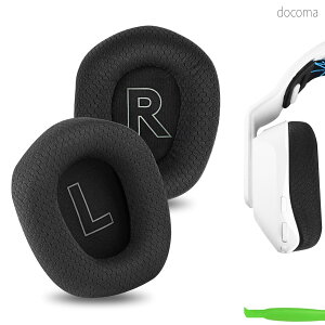 �y���������z�C���[�p�b�h Comfort �݊��� �p�b�h ���W�N�[�� Logitech G733 G535 G335 �w�b�h�z���ɑΉ� �C���p�b�h/�C���[�N�b�V����/�C���[�J�b�v (���b�V���t�@�u���b�N/�u���b�N)