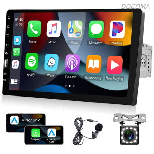 �y���������zCarplay�J�[�I�[�f�B�I�AHodozzy 9�C���`�J�[�X�e���I �^�b�`�X�N���[���J�[���W�I Bluetooth �V���O��DIN FM AM�I�[�f�B�I���V�[�o�[ iOS/Android�~���[�����NUSB�J�[�}���`���f�B�APlayer+