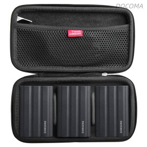 �y���������z��p�ی���[�P�[�X�Ή�Samsung T7 Shield/Samsung T9 4TB / 2TB /1TB �O�t��SSD (���[�P�[�X�Ή�3��̃n�[�h�h���C�u)