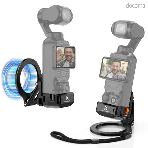 �y���������zCONCEPT osmo pocket3 �p ���C�}�E���g�A�_�v�^�[ �g���A�_�v�^ �I�X���|�P�b�g3��p�A�N�Z�T���[ ���͎��� ����z�� MagSafe�X�}�z�Œ�/�R�[���h�V���[/360°��]�Ή� �A���~�� ���ϋv 