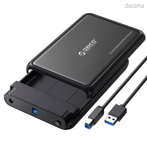 �y���������zHDD �P�[�X 3.5�C���` USB 3.0 - SATA III 3.5 �C���` 2.5 �C���` SATA HDD SSD �p �ő�20TB UASP 12V �d���A�_�v�^�t�� WD Seagate Toshiba Samsung Hitachi PS5 �ƌ݊������� DDL35-U3