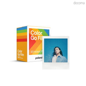 �y���������z�C���X�^���g�t�B���� Polaroid Go film ? double pack �J���[�t�B���� 16������ �t���[���J���[�� (6017)