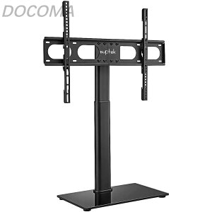 �y���������z�e���r�X�^���h �Ǌ� tv�X�^���h �e���r�� ���[�^�C�v tv stand 26~65�C���`�Ή� VESA100x100mm����400x600mm�܂� 8�i�K�������� �ω׏d30KG ���E25�x��U�� ���p �ȃX�y�[�X TS004