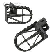 【送料無料】RACING) SEROW225 '95-04 ワイドフットペグ クロモリ Mid(純正相当) 前後幅約50mm 安定ライ…