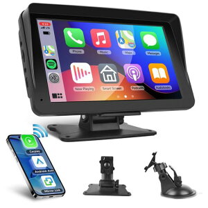 7�C���`�|�[�^�u���J�[�I�[�f�B�I�i�r�Q�[�V������̌^�ȒP���E�~���[�����O�@�\�t���uAppleCarPlay�v�uAndroidAuto�v�Ή�Bluetooth/USB/AUX����/�ԍ�FM�g�����X�~�b�^�[�i�r�Q�[�V�������y�X�}�z