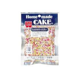 【共立食品】Home made CAKEミックスカラースプレー 50g
