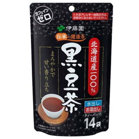 伊藤園　黒豆茶　カフェインゼロ！ティーバッグ14袋入り　1袋