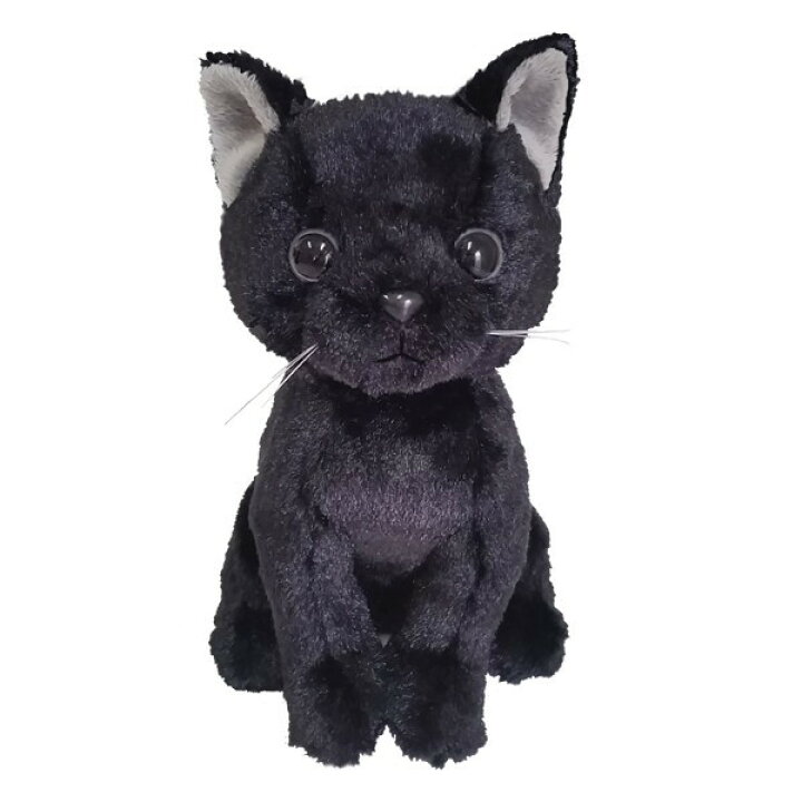 楽天市場 猫のぬいぐるみ プレミアムキティ クロネコ猫雑貨 猫グッズ 猫雑貨 リアルでかわいいネコ ぬいぐるみ 黒猫 犬雑貨専門店 銀屋