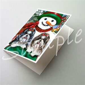 ݌Ɍ@NX}XJ[hyV[Y[ Christmas SnowmanzAG݁@G݁@ObY