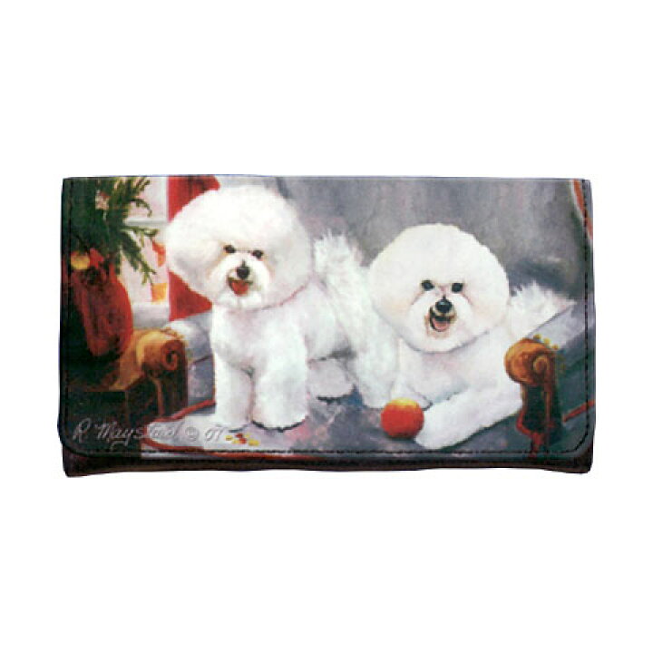 楽天市場】在庫限り ウォレット ビションフリーゼ【犬雑貨・輸入雑貨