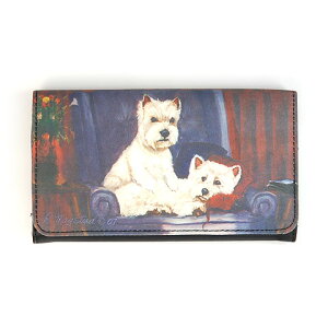 在庫限り ウォレット ウエスティ【犬雑貨・輸入雑貨・犬グッズ・ウエストハイランド・ホワイト・テリア】