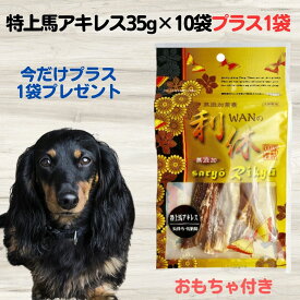 限定15％～10％OFFクーポン【今だけプラス1袋とおもちゃプレゼント 】犬 おやつ アキレス WANの利休 ワンの利休 特上馬アキレス 35g×10袋セット アキレス腱 犬 おやつ 犬 おやつ アキレス 無添加 おやつ ハミガキ 歯石予防